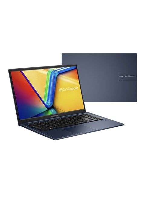 Vivobook 15 Laptop With 14 Inch Full HD (1920 x 1080) Display,Intel Core i5-1334U Processor/Intel UHD Graphics/8GB RAM DDR4/512GB SSD/Windows 11 Home English/Arabic Quiet Blue
