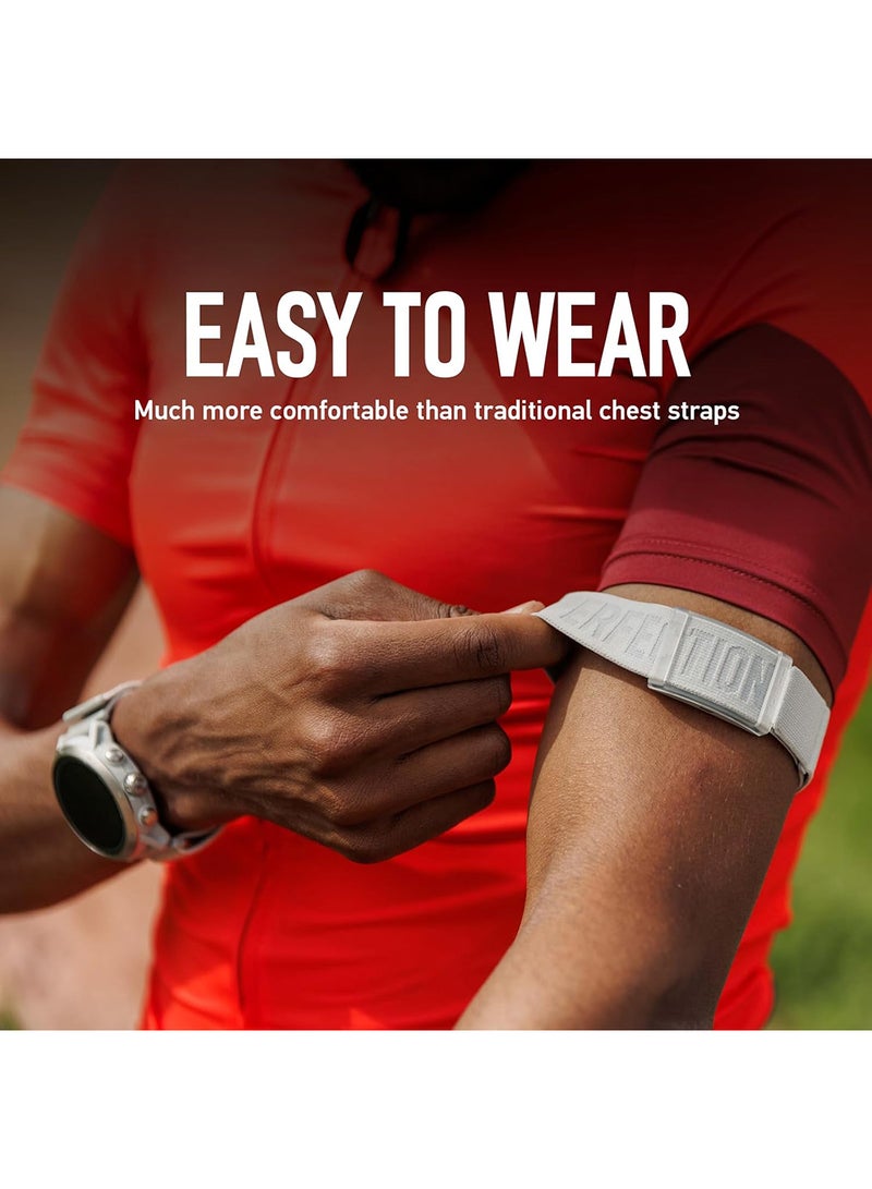COROS - Heart Rate Monitor, Comfort, Easy To Wear, Auto-Wear Detection, Advanced Sensor, Precise Data, Bluetooth, 80 Days Battery Life, Compatible With Up To 3 Connections, For Run And Bike - Grey - Image 1