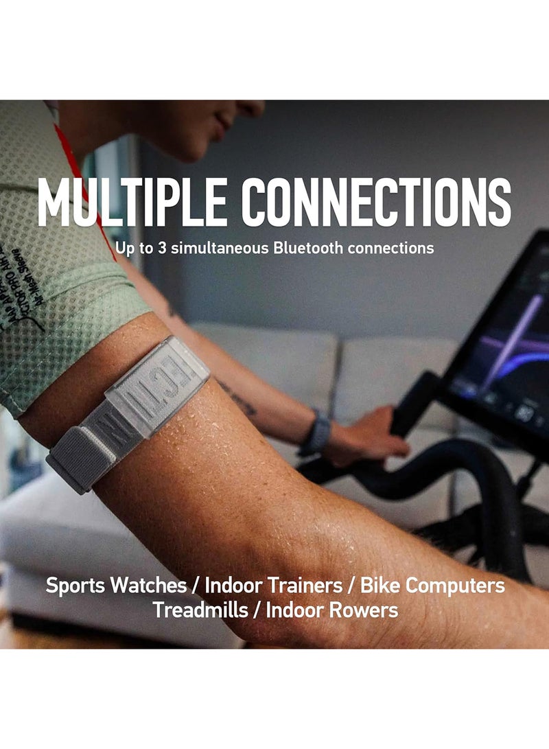 COROS - Heart Rate Monitor, Comfort, Easy To Wear, Auto-Wear Detection, Advanced Sensor, Precise Data, Bluetooth, 80 Days Battery Life, Compatible With Up To 3 Connections, For Run And Bike - Grey - Image 1