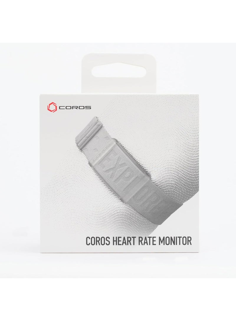 COROS - Heart Rate Monitor, Comfort, Easy To Wear, Auto-Wear Detection, Advanced Sensor, Precise Data, Bluetooth, 80 Days Battery Life, Compatible With Up To 3 Connections, For Run And Bike - Grey - Image 1