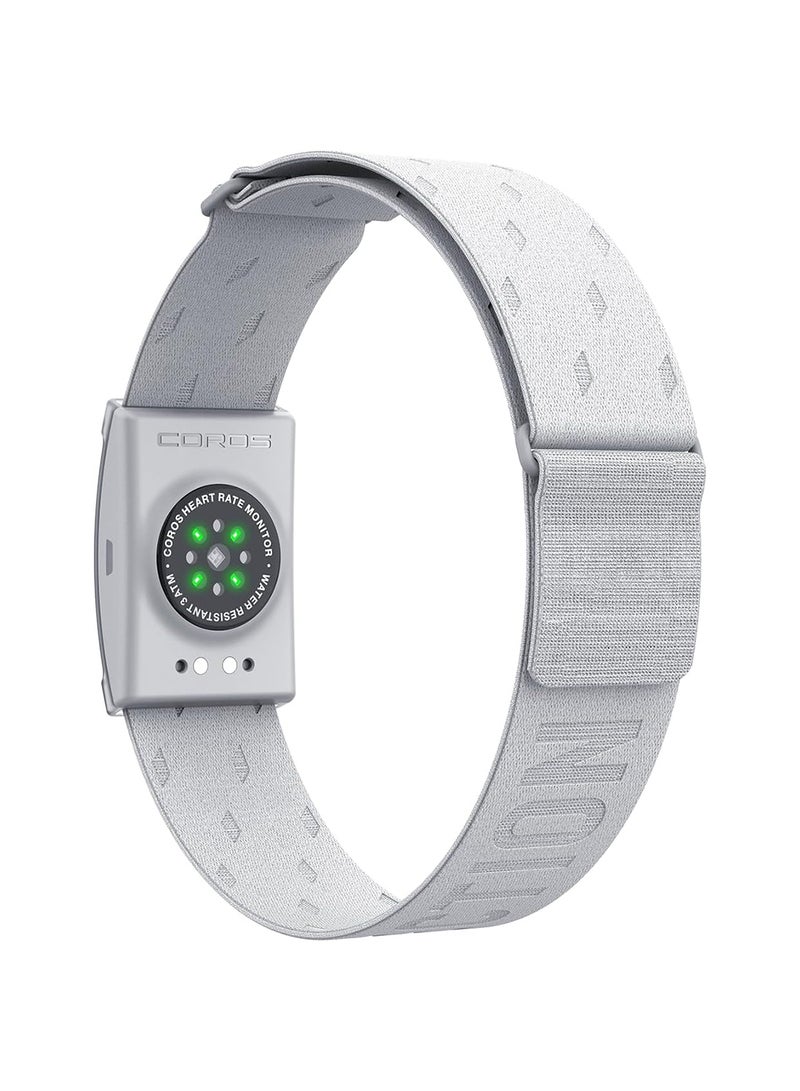 كوروس Heart Rate Monitor, Comfort, Easy To Wear, Auto-Wear Detection, Advanced Sensor, Precise Data, Bluetooth, 80 Days Battery Life, Compatible With Up To 3 Connections, For Run And Bike - Grey  - Image 1