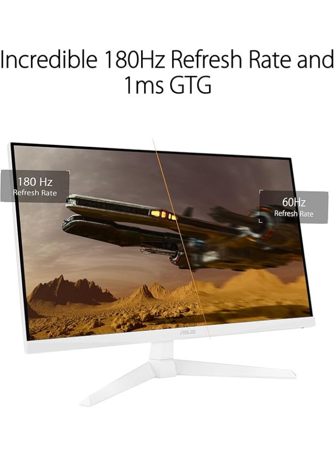 ASUS TUF Gaming VG279Q3A-W Gaming Monitor – 27-inch, Full HD(1920x1080), 180Hz, Fast IPS, ELMB Sync, 1ms (GTG), FreeSync Premium™, G-Sync compatible(under processing), Variable Overdrive, 99% sRGB black  - Image 3