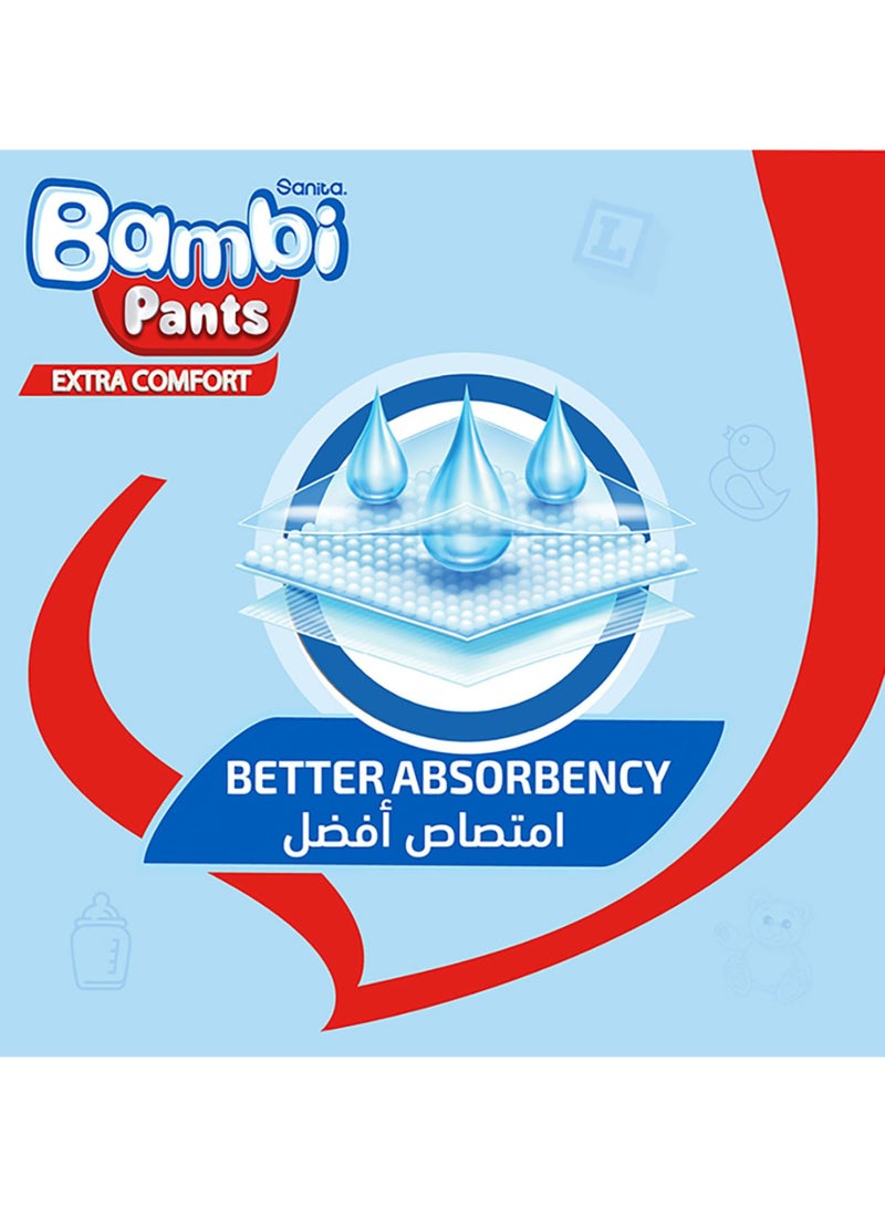 سانيتا بامبي حفاضات أطفال، XXL، مقاس 6 - 120 قطعة - Image 3