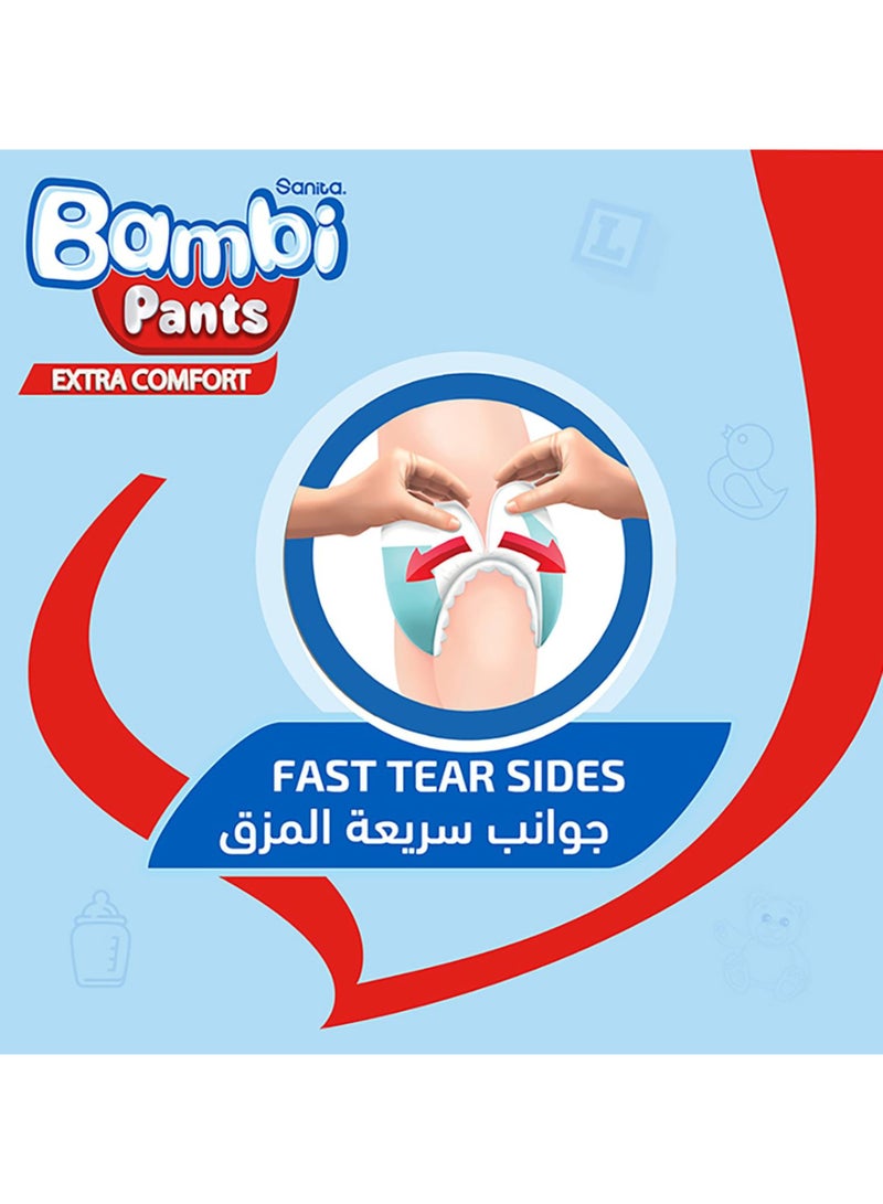 سانيتا بامبي حفاضات أطفال، XXL، مقاس 6 - 120 قطعة - Image 4