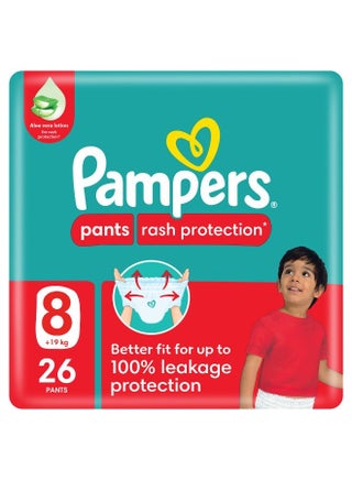 Rash Protection Pants Diapers Size 8 (19+ Kg) - 26 Count - pnsku/N70166654V/45/_/1744202825/66f8ff80-f27e-4fb7-9bbc-5101b3440d15