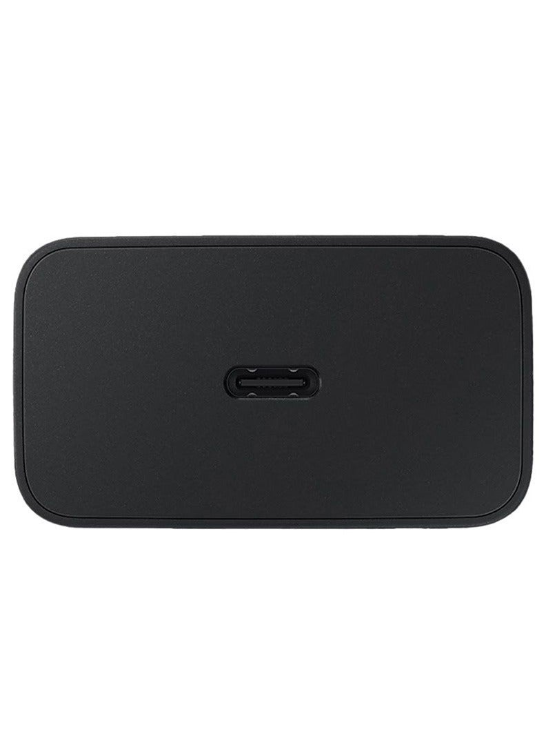 Samsung - 15W PD Power Adapter with USB-C Fast Charging, Compact Design and 1m Type-C to Type-C Cable Black - Image 1
