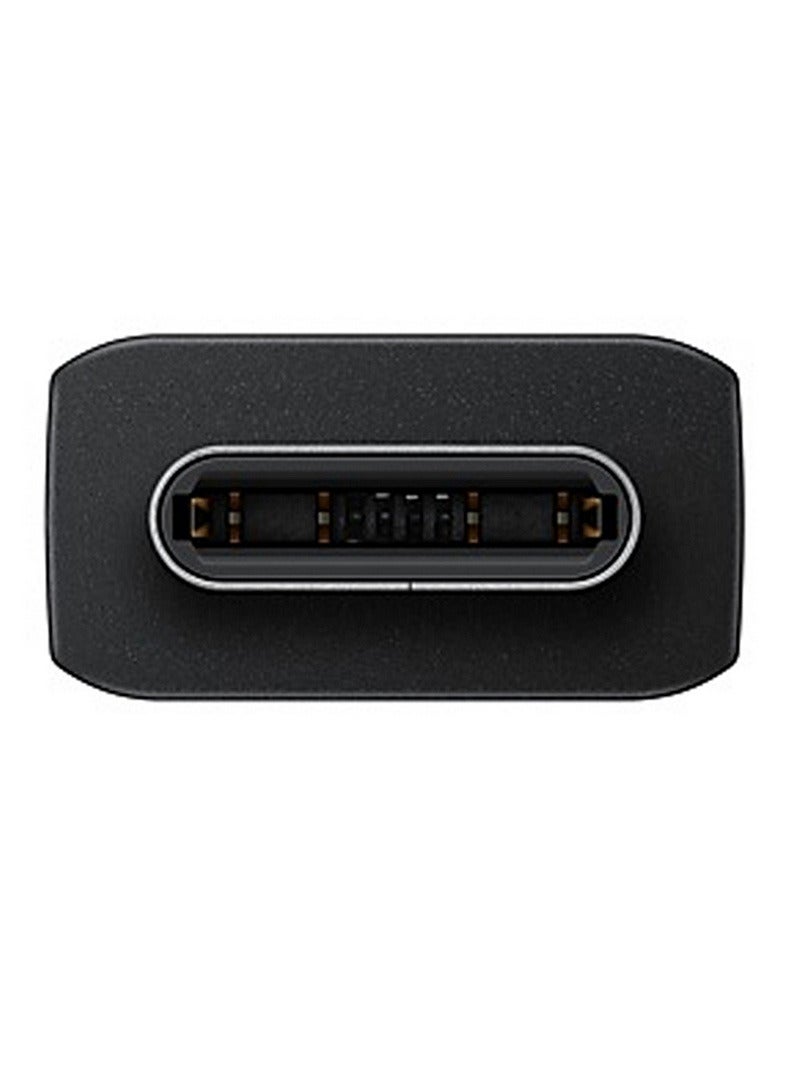 Samsung - 15W PD Power Adapter with USB-C Fast Charging, Compact Design and 1m Type-C to Type-C Cable Black - Image 1