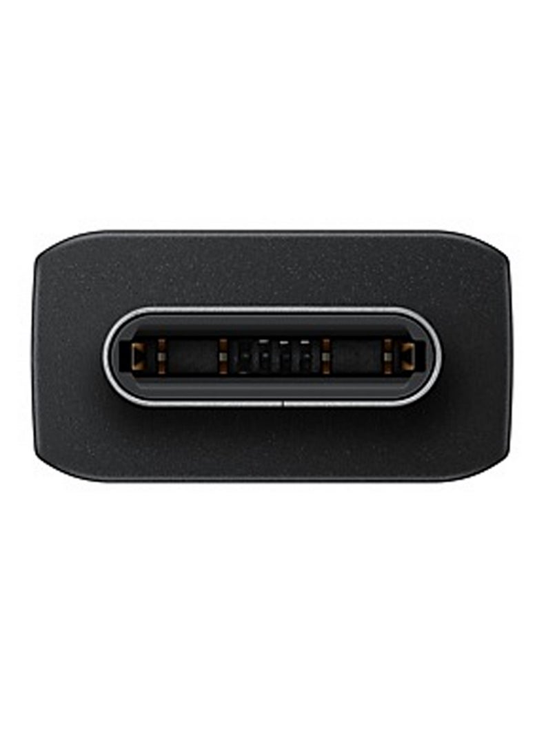Samsung - 15W PD Power Adapter with USB-C Fast Charging, Compact Design and 1m Type-C to Type-C Cable Black - Image 1