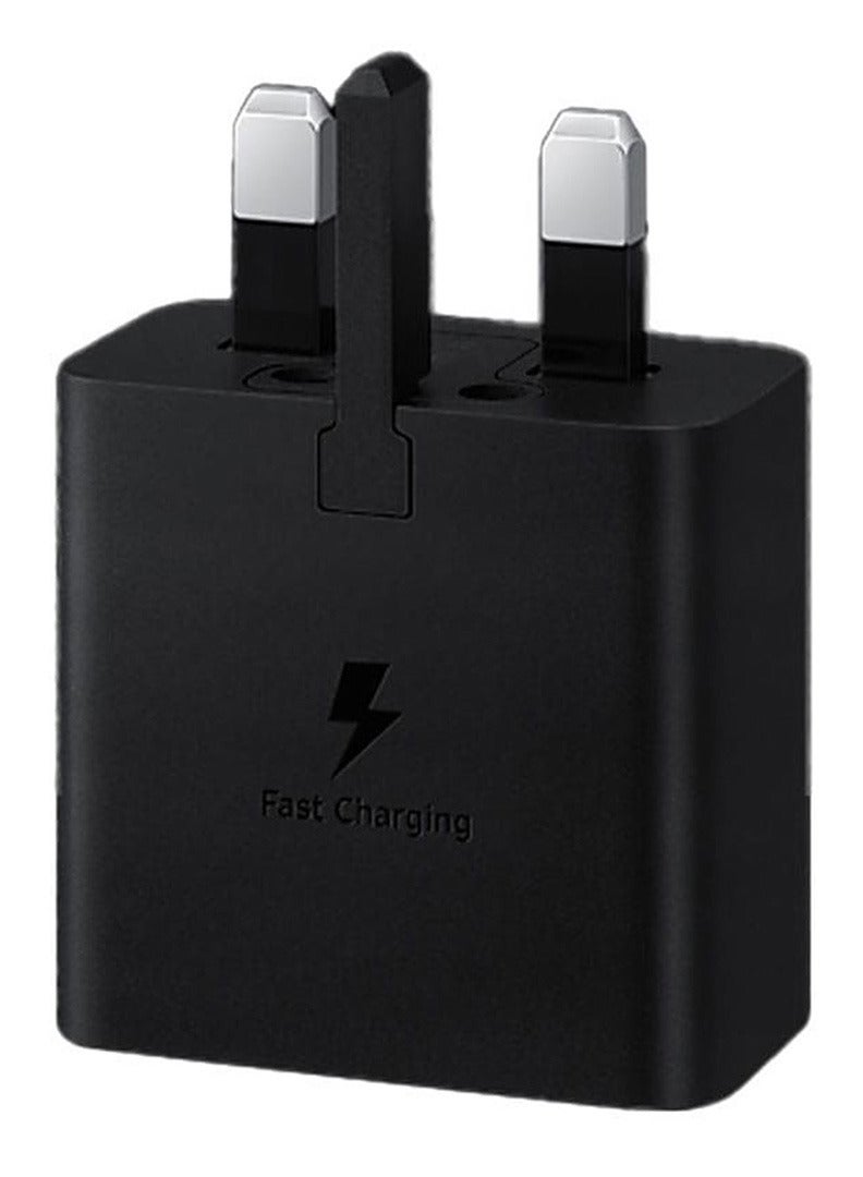 Samsung - 15W PD Power Adapter with USB-C Fast Charging, Compact Design and 1m Type-C to Type-C Cable Black - Image 1