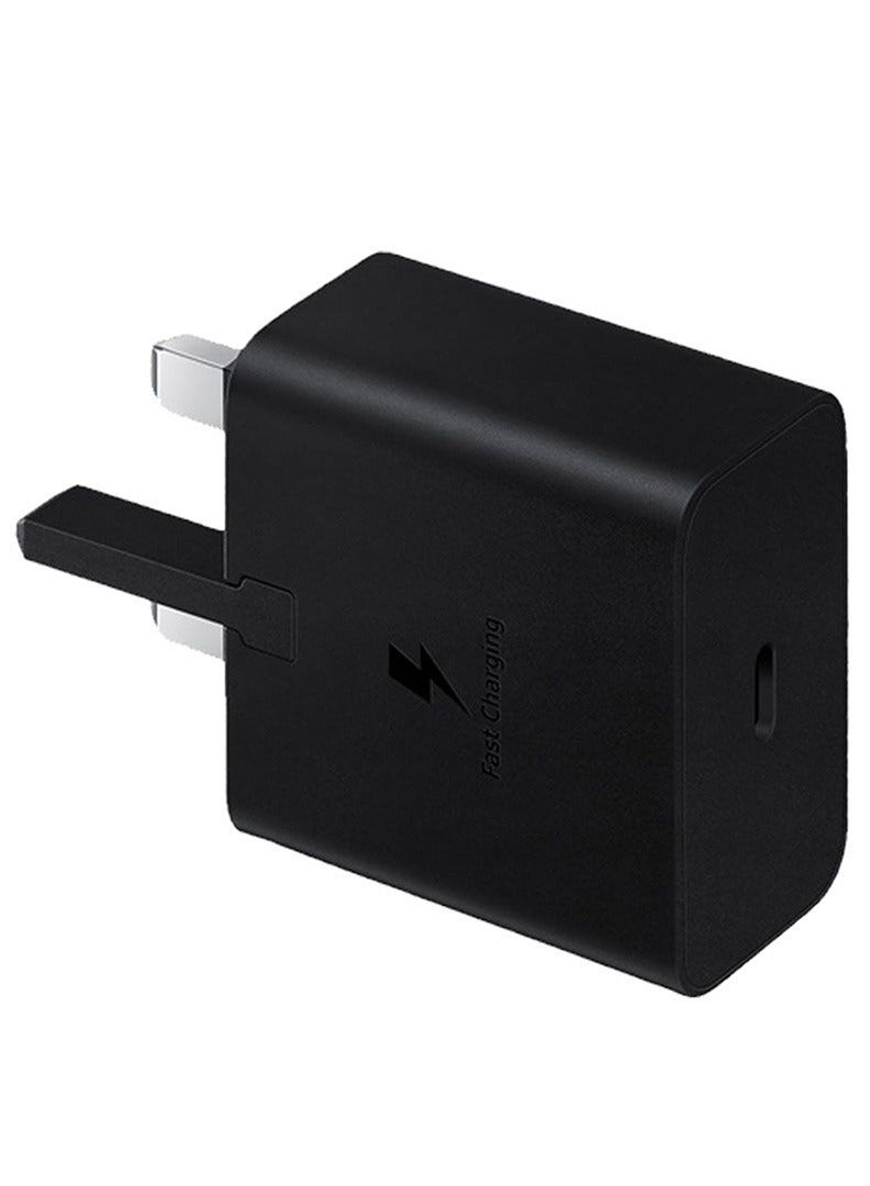 Samsung - 15W PD Power Adapter with USB-C Fast Charging, Compact Design and 1m Type-C to Type-C Cable Black - Image 1