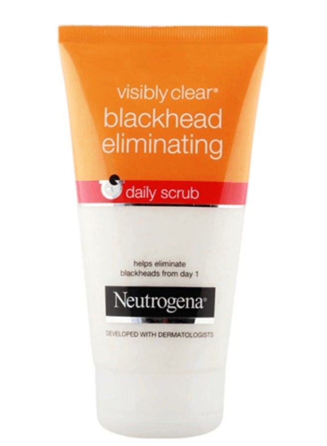 نيوتروجينا 2 Pcs Visibly Blackhead Eliminating Daily Scrub 150ML - Image 2