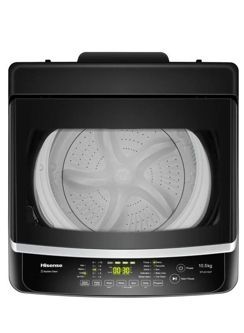 هايسنس Top Load Washer 11 kg WTJA1112T Titanium Grey  - Image 2