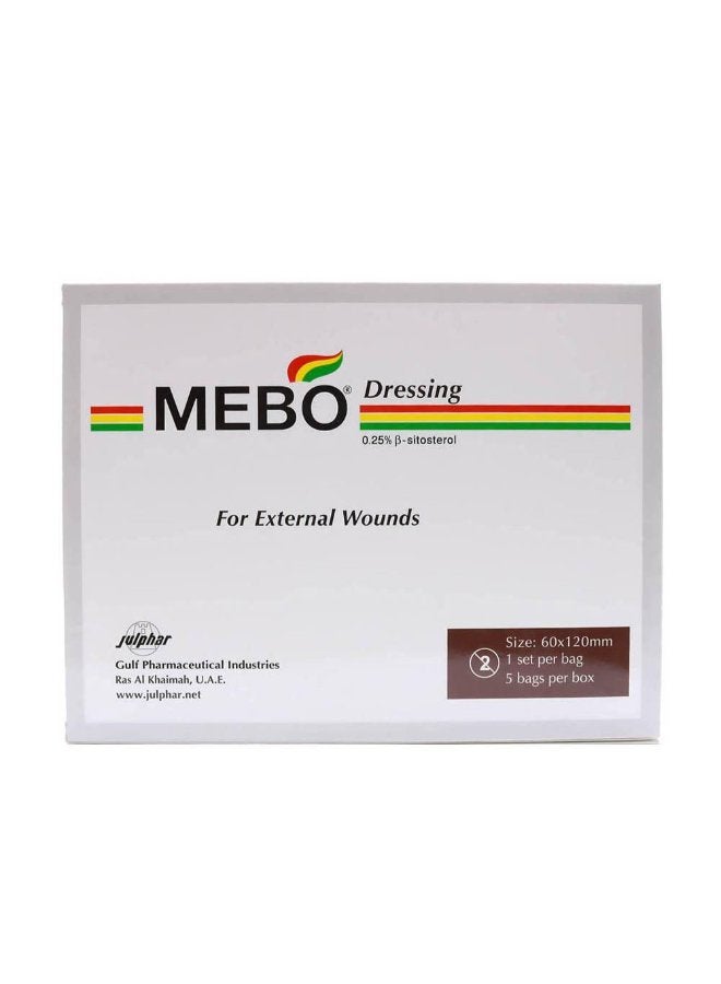 MEBO Wounds Dressing 60x120 Mm 5 Pieces  - Image 1