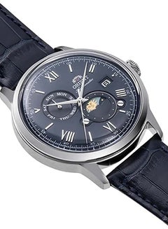 أورينت Men's Bambino Automatic Sun&Moon Leather Strap Men's Watch RA-AK0806L - 41.5mm  - Image 2