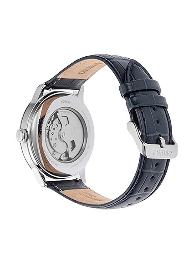 أورينت ساعة يد رجالية أوتوماتيكية من بامبينو بحزام جلد شمس وقمر RA-AK0806L - 41.5 مم - Image 3