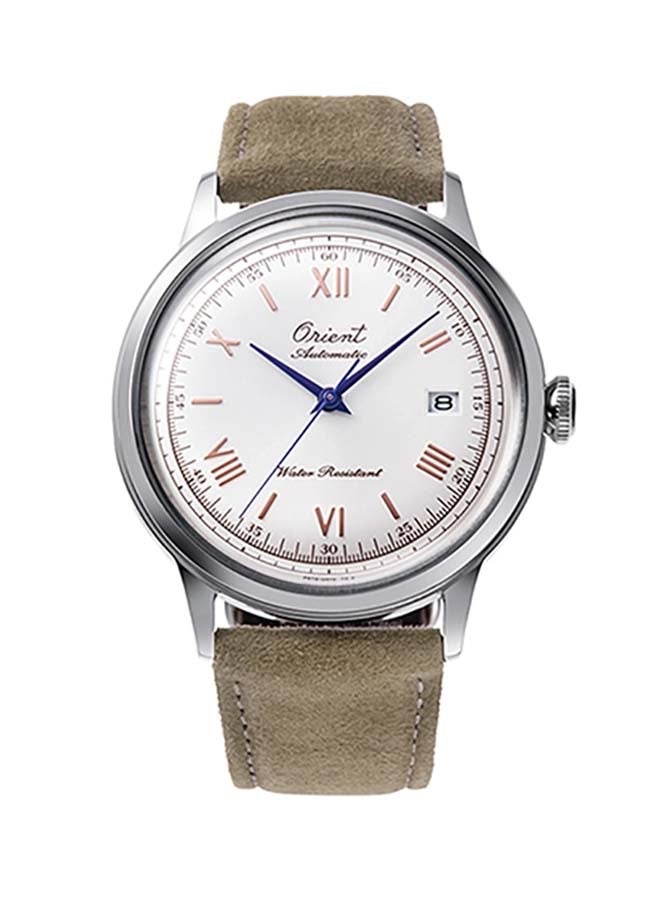 أورينت Men's Bambino 75th Anniversary Automatic Analog Leather Strap Men's Watch RA-AC0027S - 40.5mm - Image 1