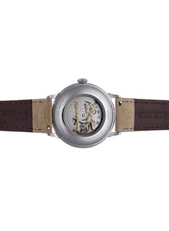 أورينت Men's Bambino 75th Anniversary Automatic Analog Leather Strap Men's Watch RA-AC0027S - 40.5mm  - Image 3