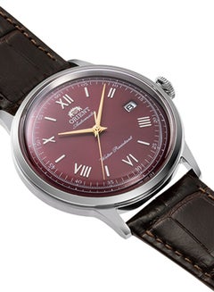 أورينت Men's Bambino Automatic Leather Strap Men's Watch RA-AC0026R - 40.5mm  - Image 2