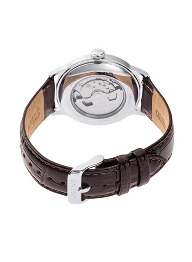 أورينت ساعة يد رجالية أوتوماتيكية بحزام جلد من بامبينو RA-AC0026R - 40.5 مم - Image 3