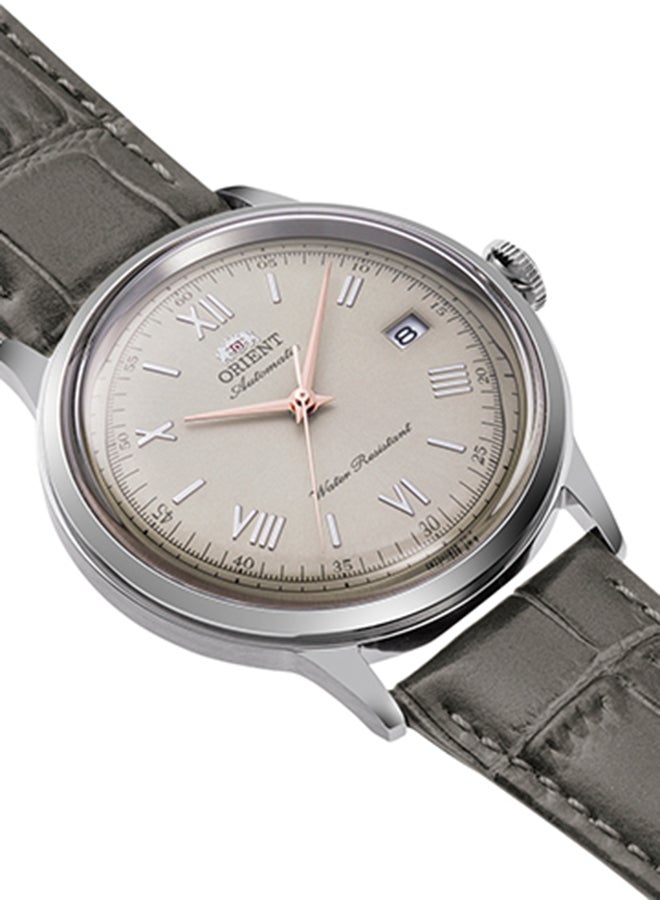 ORIENT Men's Bambino Automatic Leather Strap Men's Watch RA-AC0025N - 40.5mm - Image 2