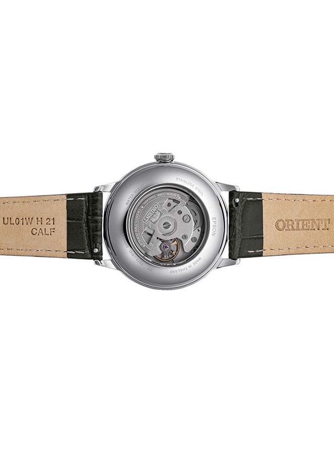 ORIENT Men's Bambino Automatic Leather Strap Men's Watch RA-AC0025N - 40.5mm - Image 4