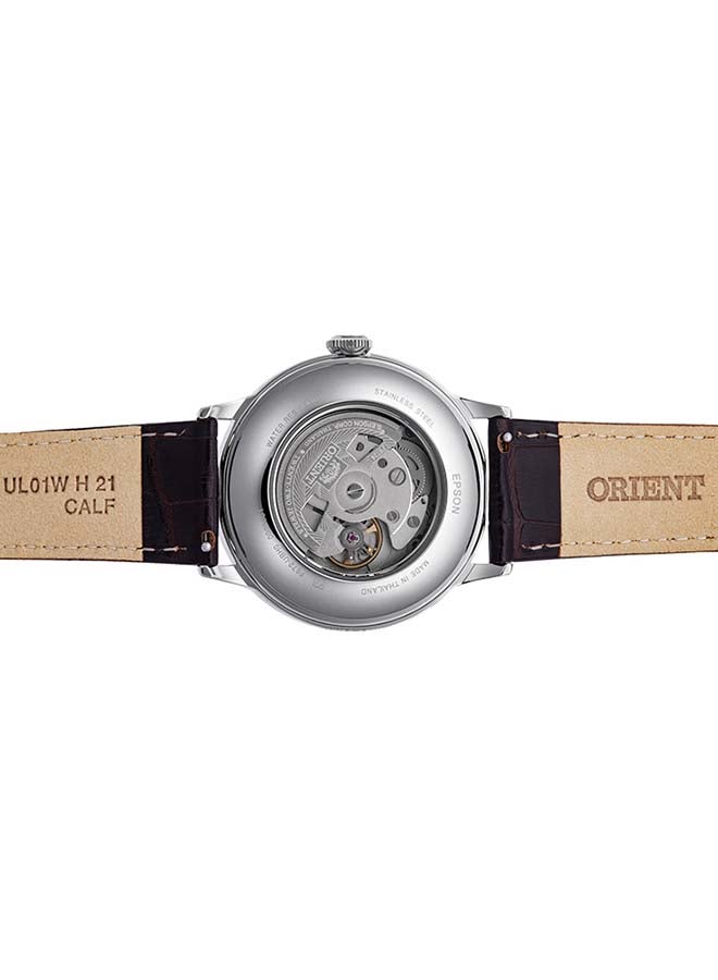 ORIENT Men's Bambino Automatic Leather Strap Men's Watch RA-AC0023E - 40.5mm - Image 4