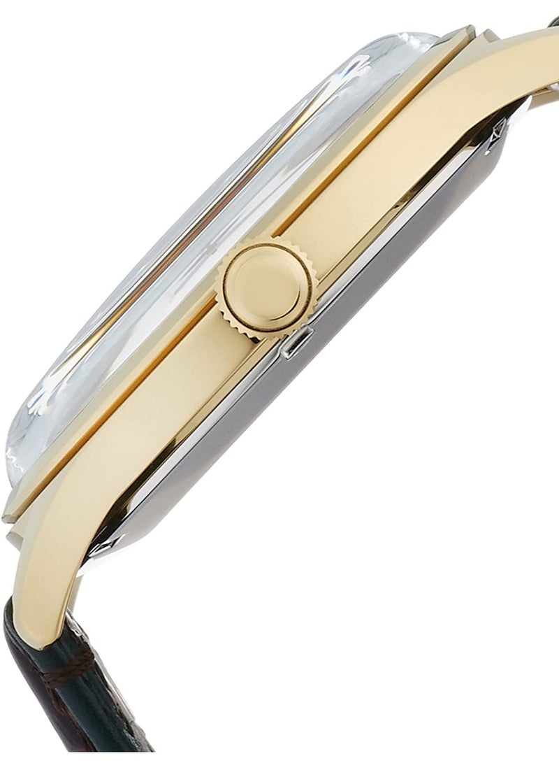 أورينت ساعة يد أوتوماتيكية من الفولاذ المقاوم للصدأ والجلد من بامبينو النسخة الرابعة - Image 2