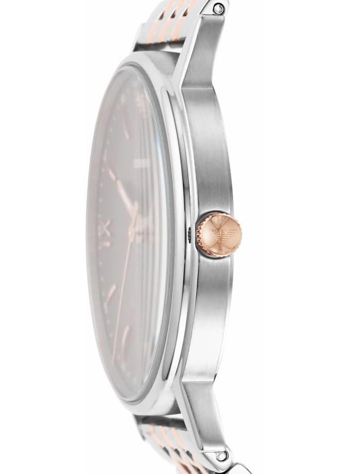 EMPORIO ARMANI Men's Three-Hand Stainless Steel Watch, 41mm - Image 4