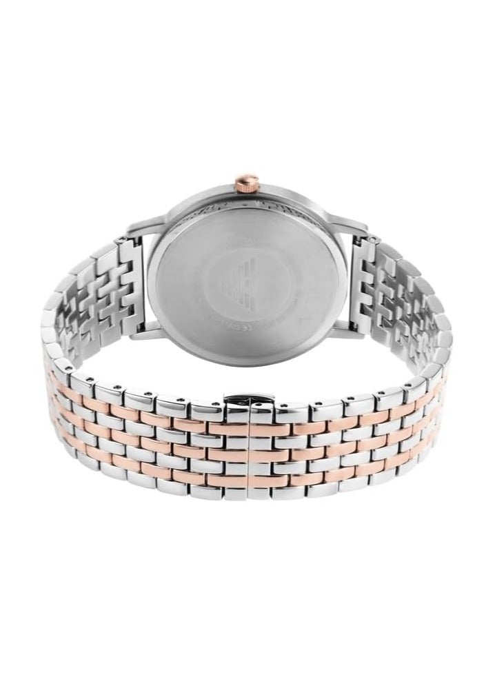 EMPORIO ARMANI Men's Three-Hand Stainless Steel Watch, 41mm - Image 2