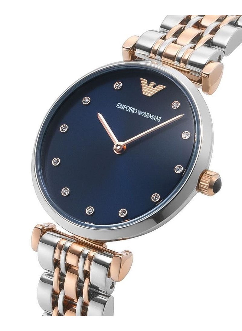 امبوريو ارماني - Women's Quartz Analog Display and Stainless Steel Strap Watch - AR11092 - Image 1