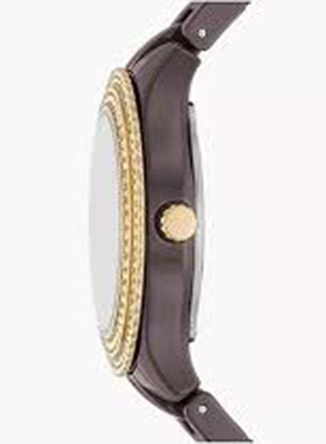 فوسيل ساعة ستلا ذات قرص بني 30 مم - Image 3