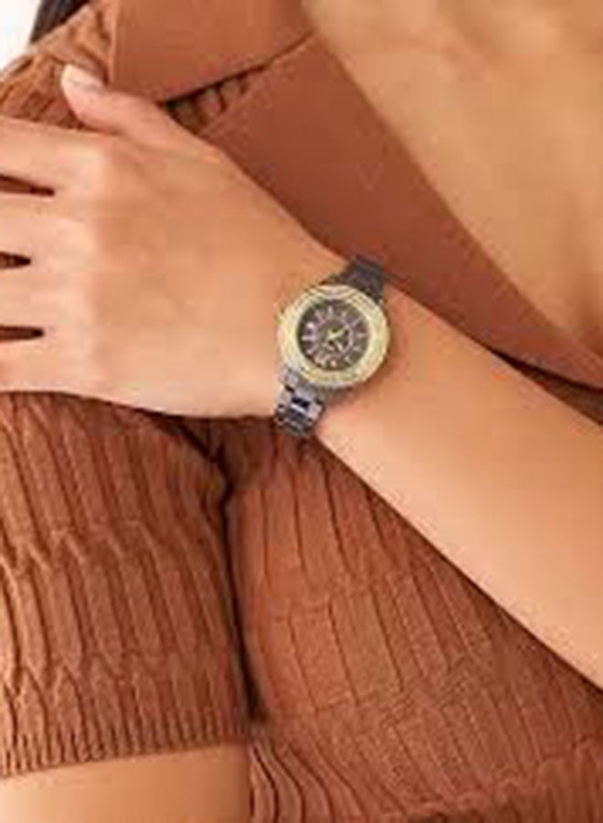 فوسيل ساعة ستلا ذات قرص بني 30 مم - Image 4