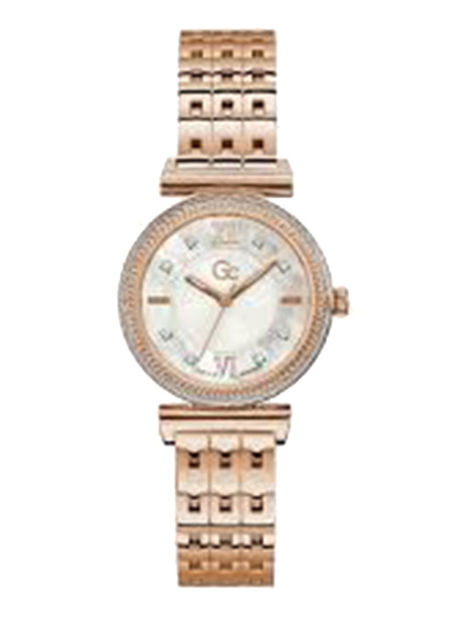 Gc Girls' Women Quartz Analog Round Shape Stainless Steel Wrist Y88002L1MF - 32 mm - Image 1