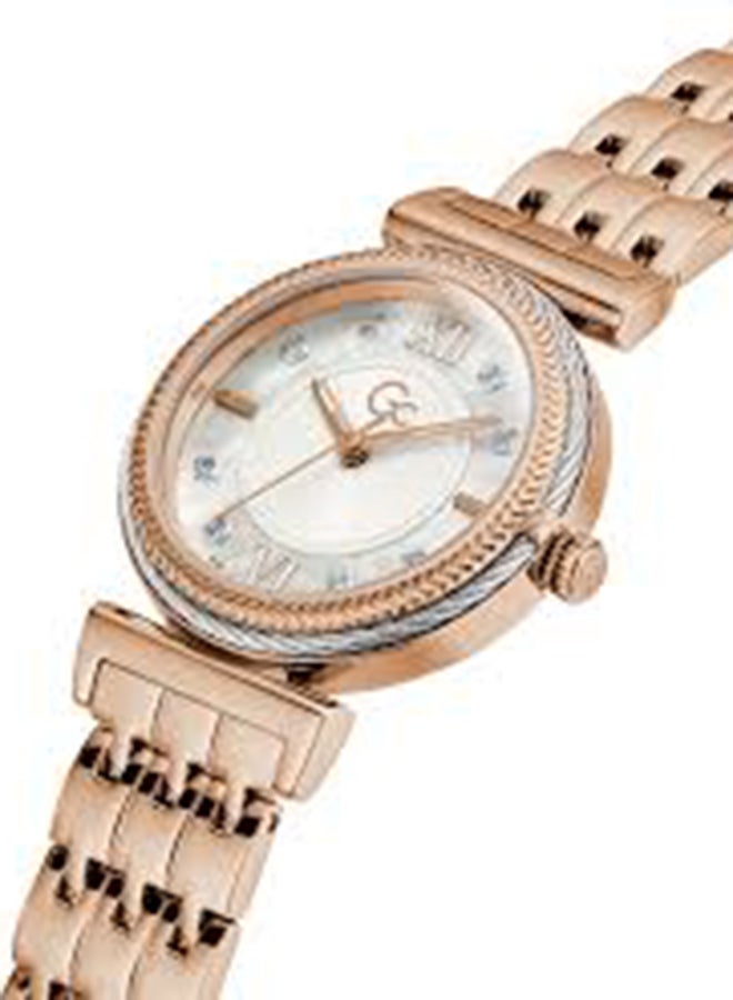Gc Girls' Women Quartz Analog Round Shape Stainless Steel Wrist Y88002L1MF - 32 mm - Image 2