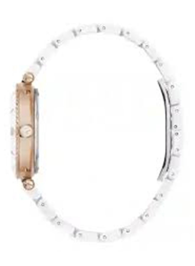 جي سي ساعة يد نسائية كوارتز تناظرية بشكل دائري سيراميك Z05007L1MF - 34 مم - Image 3