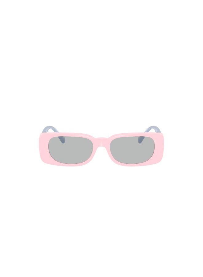 VERSACE Unisex  Rectangular Shape  Sunglasses 4003U - Lens Size: 47 Mm - Full Pink - Image 2