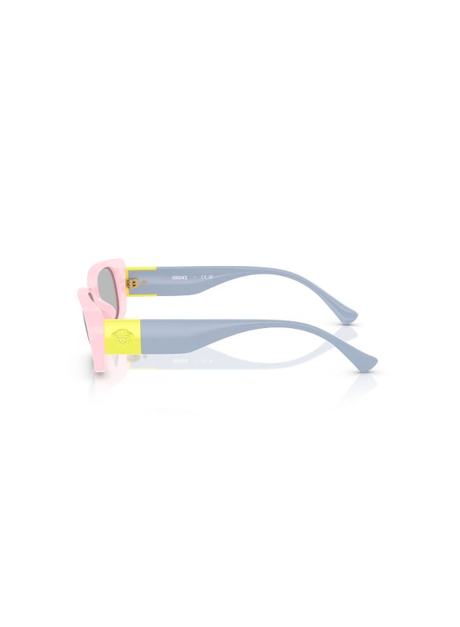 VERSACE Unisex  Rectangular Shape  Sunglasses 4003U - Lens Size: 47 Mm - Full Pink - Image 3