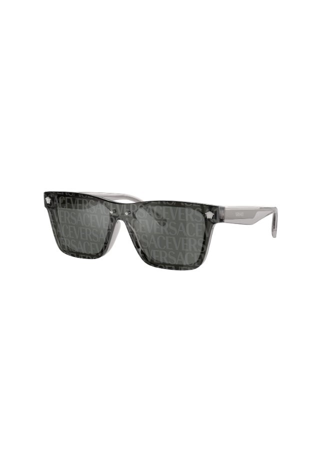 VERSACE Unisex  Rectangular Shape  Sunglasses 4004U - Lens Size: 28 Mm - Grey - Image 1