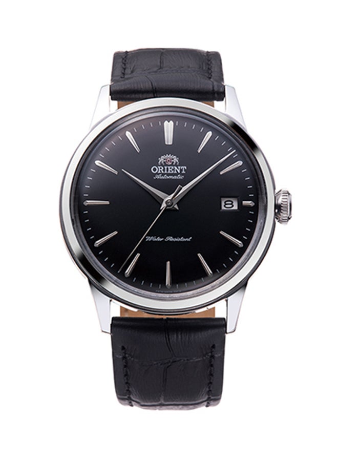 أورينت ساعة ميكانيكية كلاسيكية للرجال RA-AC0M02B، قرص أسود، 38.4 مم، مقاومة للماء 30 متر - Image 1