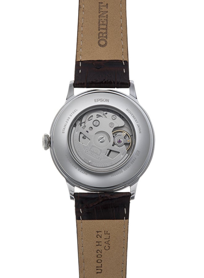 أورينت Boys' Bambino Automatic Analog Leather Strap Men's Watch RA-AK0705R  - Image 3