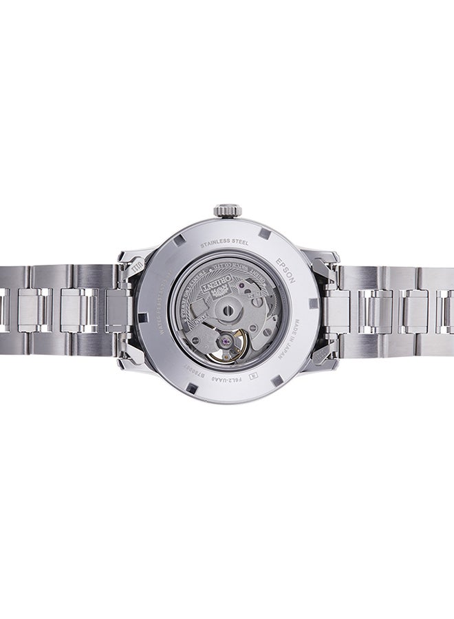 ORIENT Men's Mechanical Classic Men's Watch RA-AS0008B, Sun & Moon, Open Heart, Black Dial, 42mm, 50M WR - Image 5