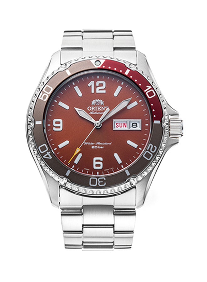 أورينت ساعة رياضية ميكانيكية للرجال RA-AA0820R، قرص أحمر، 41.8 مم، مقاومة للماء حتى 200 متر - Image 1
