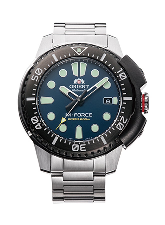 ORIENT Men's Mechanical Sports Diver's Watch RA-AC0L07L, Green Dial, 45mm, Sapphire Crystal with Anti-Reflective Coating, One-Way Rotating Bezel, 200M Air Diver's WR - Image 1