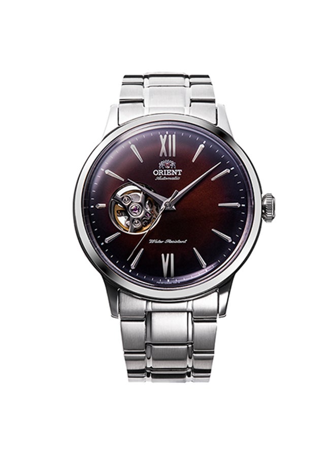 أورينت ساعة ميكانيكية كلاسيكية للرجال RA-AG0027Y، قلب مفتوح، قرص شامباني، 40.5 مم، مقاومة للماء 30 م - Image 1