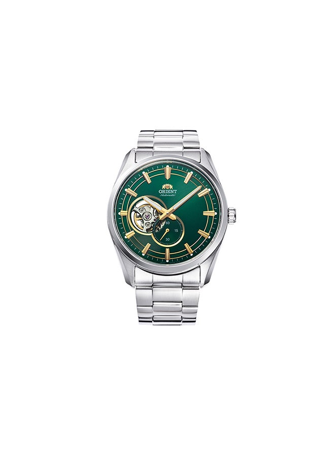 ORIENT Men's Mechanical Contemporary Men's Watch RA-AR0008E, Open Heart, Green Dial, 40.8mm, 50M WR  - Image 1