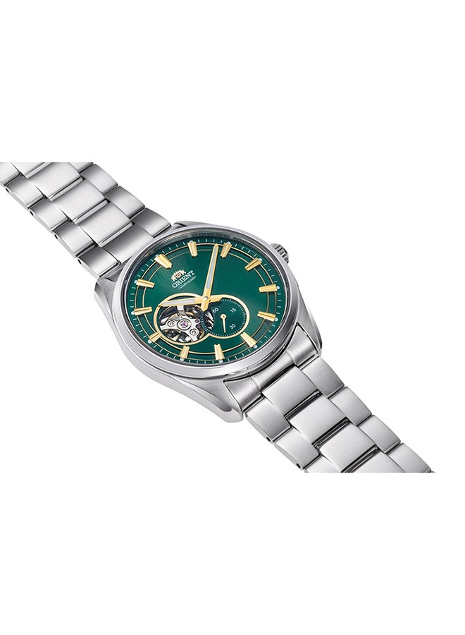 ORIENT Men's Mechanical Contemporary Men's Watch RA-AR0008E, Open Heart, Green Dial, 40.8mm, 50M WR  - Image 2