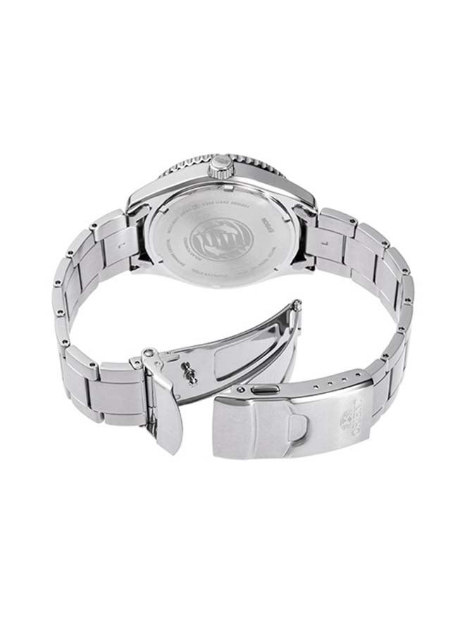 أورينت ساعة رياضية للرجال من الفولاذ المقاوم للصدأ تعمل بالطاقة الشمسية RA-WJ0003S - Image 5