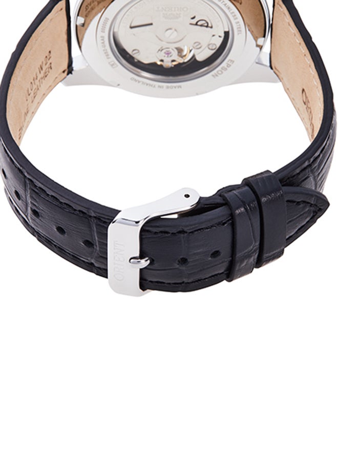 أورينت ساعة يد رجالية أوتوماتيكية بقرص أبيض وحزام جلد RA-AR0004S - Image 5