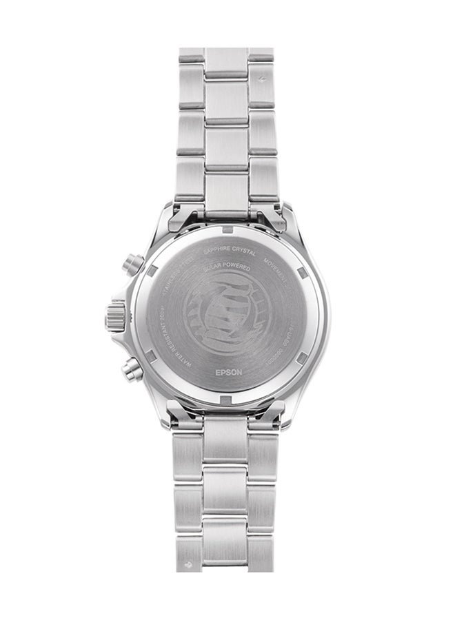 أورينت ساعة كرونوغراف شمسية من الفولاذ المقاوم للصدأ للرجال RA-TX0202B - Image 2