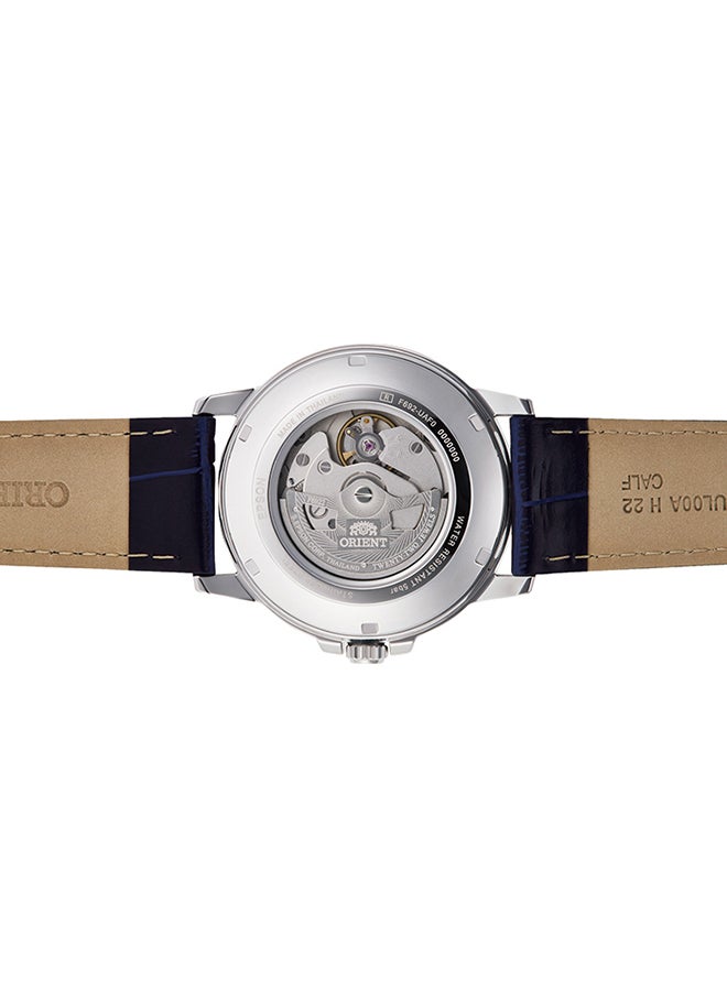 ORIENT Men's Mechanical Contemporary Men's Watch RA-AA0C05L, Blue Dial, 41.9mm, 50M WR  - Image 4